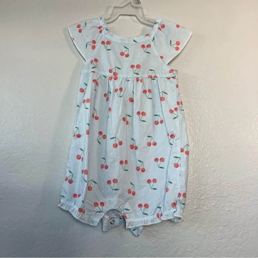 Baby Girls Cherries Romper Just One‎ You